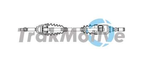 TRAKMOTIVE RENAULT Напіввісь лів. ZOE (BFM) ZOE 12-, TRAKMOTIVE (301895)