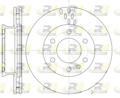 Диск тормозной VW CRAFTER, MERCEDES-BENZ SPRINTER, ROAD HOUSE (6103410) Диск тормозной VW CRAFTER, MERCEDES-BENZ SPRINTER, ROAD HOUSE (6103410)
