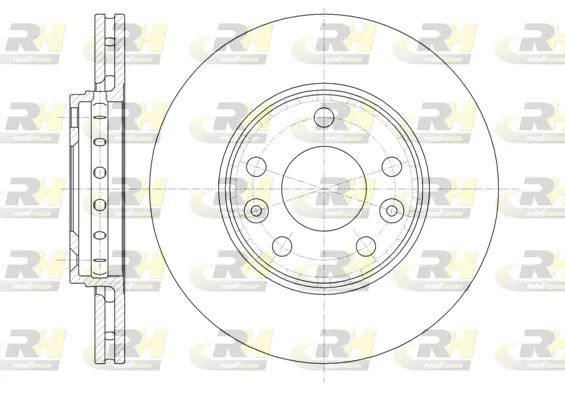 Диск гальмівний DACIA DUSTER, RENAULT FLUENCE, ROAD HOUSE (6134610) Диск гальмівний DACIA DUSTER, RENAULT FLUENCE, ROAD HOUSE (6134610)