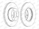 Диск тормозной BMW 2, JURID (562618JC1) Диск тормозной BMW 2, JURID (562618JC1)