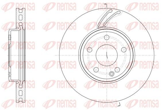 Диск тормозной MERCEDES-BENZ A-CLASS, REMSA (6152710) Диск тормозной MERCEDES-BENZ A-CLASS, REMSA (6152710)