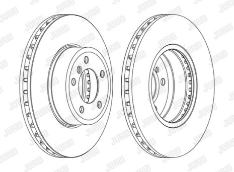 Диск тормозной BMW (BRILLIANCE), ALPINA B10, JURID (562397JC1)