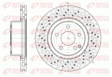 Диск тормозной MERCEDES-BENZ S-CLASS, REMSA (681710) Диск тормозной MERCEDES-BENZ S-CLASS, REMSA (681710)