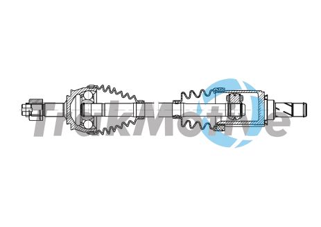 Приводной вал, VAUXHALL CORSA, OPEL CORSA, TRAKMOTIVE (301909) Приводной вал, VAUXHALL CORSA, OPEL CORSA, TRAKMOTIVE (301909)