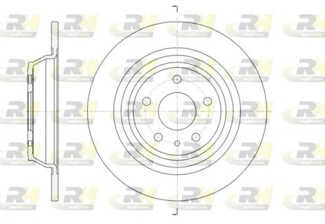 Диск гальмівний FORD MONDEO, ROAD HOUSE (6160600) Диск гальмівний FORD MONDEO, ROAD HOUSE (6160600)
