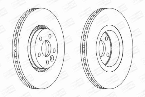 Диск гальмівний LAND ROVER, FORD S-MAX, CHAMPION (562643CH1) Диск гальмівний LAND ROVER, FORD S-MAX, CHAMPION (562643CH1)