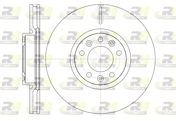 Диск тормозной OPEL COMBO, CITROËN C4, ROAD HOUSE (6147210) Диск тормозной OPEL COMBO, CITROËN C4, ROAD HOUSE (6147210)