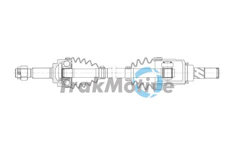 TRAKMOTIVE NISSAN Напіввісь передн. лів. MICRA IV (K13K, K13KK) 1.2 10-15, TRAKMOTIVE (302019)