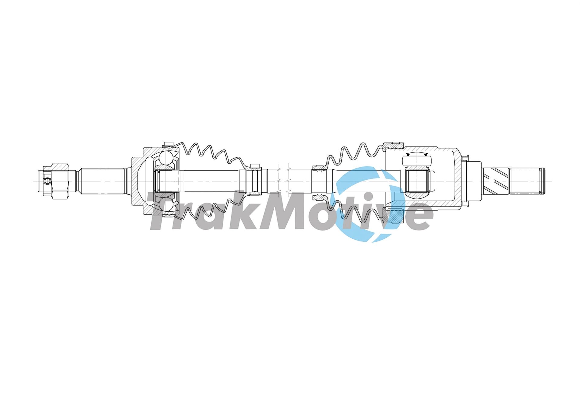 TRAKMOTIVE NISSAN Напіввісь передн. лів. MICRA IV (K13K, K13KK) 1.2 10-15, TRAKMOTIVE (302019) TRAKMOTIVE NISSAN Напіввісь передн. лів. MICRA IV (K13K, K13KK) 1.2 10-15, TRAKMOTIVE (302019)