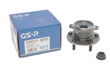 Комплект подшипника ступицы колеса, MAZDA 6, GSP (9328011K)