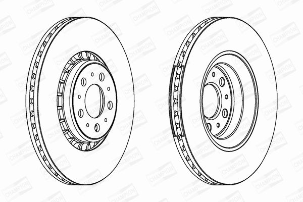 Диск тормозной VOLVO XC90, CHAMPION (562217CH1) Диск тормозной VOLVO XC90, CHAMPION (562217CH1)
