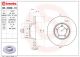 Диск тормозной LDV 200, BREMBO (08308910) Диск тормозной LDV 200, BREMBO (08308910)