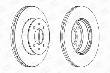 Диск тормозной HYUNDAI ACCENT, CHAMPION (562273CH) Диск тормозной HYUNDAI ACCENT, CHAMPION (562273CH)