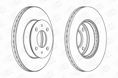 Диск тормозной HYUNDAI ACCENT, CHAMPION (562273CH)
