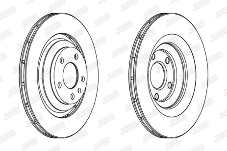 Диск тормозной AUDI A6, JURID (562512JC) Диск тормозной AUDI A6, JURID (562512JC)
