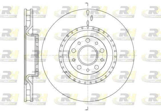 Диск тормозной OPEL COMBO, VAUXHALL COMBO, ROAD HOUSE (6145810) Диск тормозной OPEL COMBO, VAUXHALL COMBO, ROAD HOUSE (6145810)