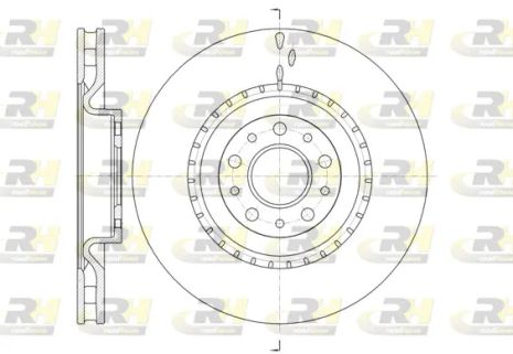 Диск тормозной OPEL COMBO, VAUXHALL COMBO, ROAD HOUSE (6145810)