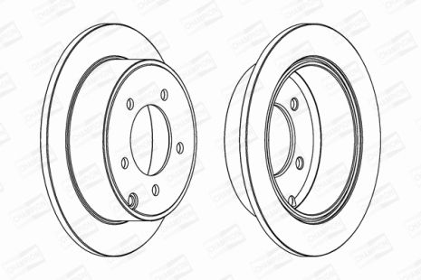 Диск гальмівний CHRYSLER SEBRING, JEEP COMPASS, CHAMPION (562857CH) Диск гальмівний CHRYSLER SEBRING, JEEP COMPASS, CHAMPION (562857CH)