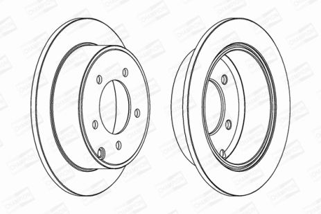 Диск гальмівний CHRYSLER SEBRING, JEEP COMPASS, CHAMPION (562857CH) Диск гальмівний CHRYSLER SEBRING, JEEP COMPASS, CHAMPION (562857CH)