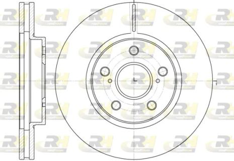 Диск тормозной LEXUS ES, TOYOTA CAMRY, ROAD HOUSE (686210)