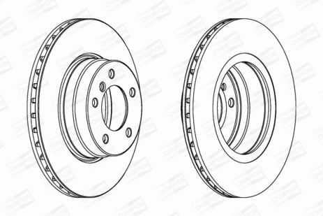 Диск гальмівний BMW 5, CHAMPION (562320CH) Диск гальмівний BMW 5, CHAMPION (562320CH)