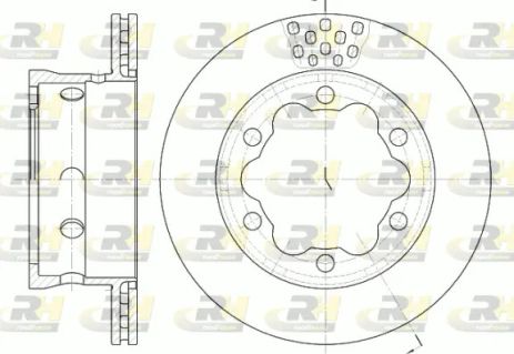 Диск гальмівний MERCEDES-BENZ SPRINTER, VW LT, ROAD HOUSE (662310) Диск гальмівний MERCEDES-BENZ SPRINTER, VW LT, ROAD HOUSE (662310)