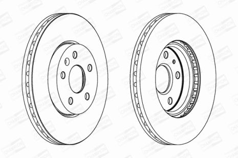Диск тормозной CHEVROLET MALIBU, OPEL INSIGNIA, CHAMPION (562462CH1)