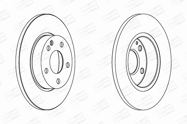 Диск тормозной MERCEDES-BENZ A-CLASS, CHAMPION (562309CH) Диск тормозной MERCEDES-BENZ A-CLASS, CHAMPION (562309CH)