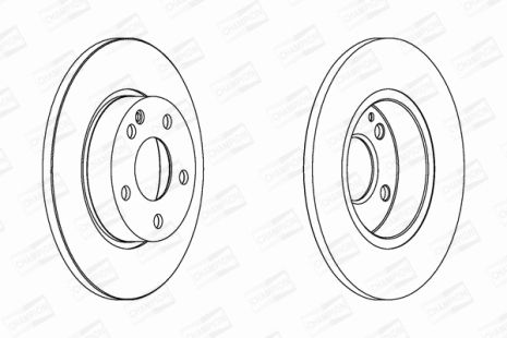 Диск тормозной MERCEDES-BENZ A-CLASS, CHAMPION (562309CH)