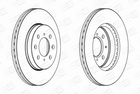 Диск тормозной HONDA JAZZ, CHAMPION (563065CH) Диск тормозной HONDA JAZZ, CHAMPION (563065CH)