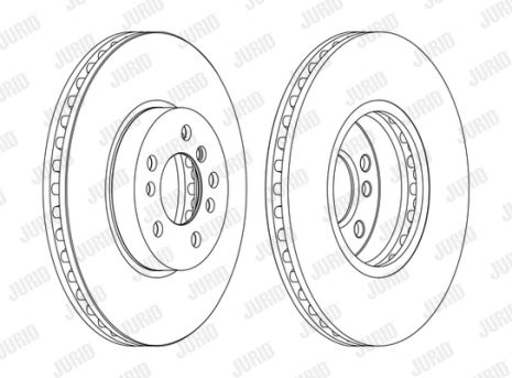 Диск тормозной BMW X5, JURID (562134JC1)