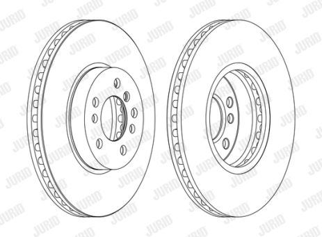 Диск тормозной BMW X5, JURID (562134JC1)