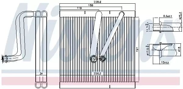 Испаритель, кондиционер 92321 AUDI SKODA Испаритель, кондиционер 92321 AUDI SKODA