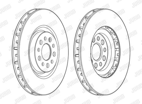 Диск тормозной FIAT ULYSSE, LANCIA PHEDRA, JURID (562394JC1)