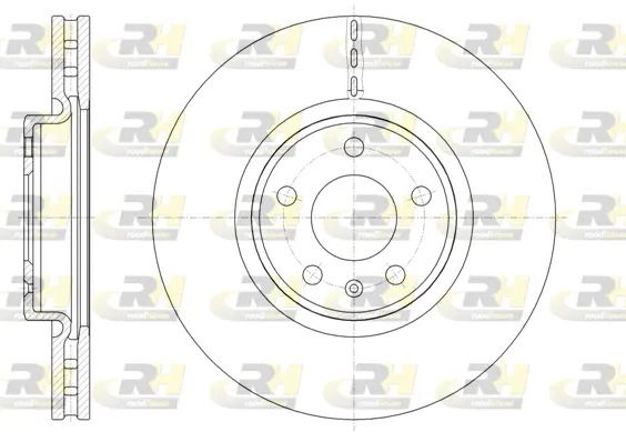 Диск тормозной AUDI A7, ROAD HOUSE (6154310) Диск тормозной AUDI A7, ROAD HOUSE (6154310)