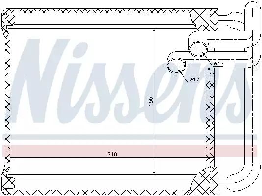 Теплообменник, отопление салона 77632 HYUNDAI KIA Теплообменник, отопление салона 77632 HYUNDAI KIA
