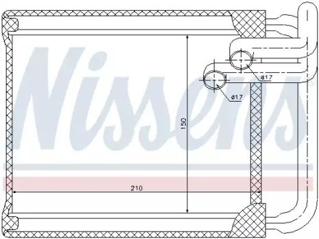 Теплообменник, отопление салона 77632 HYUNDAI KIA