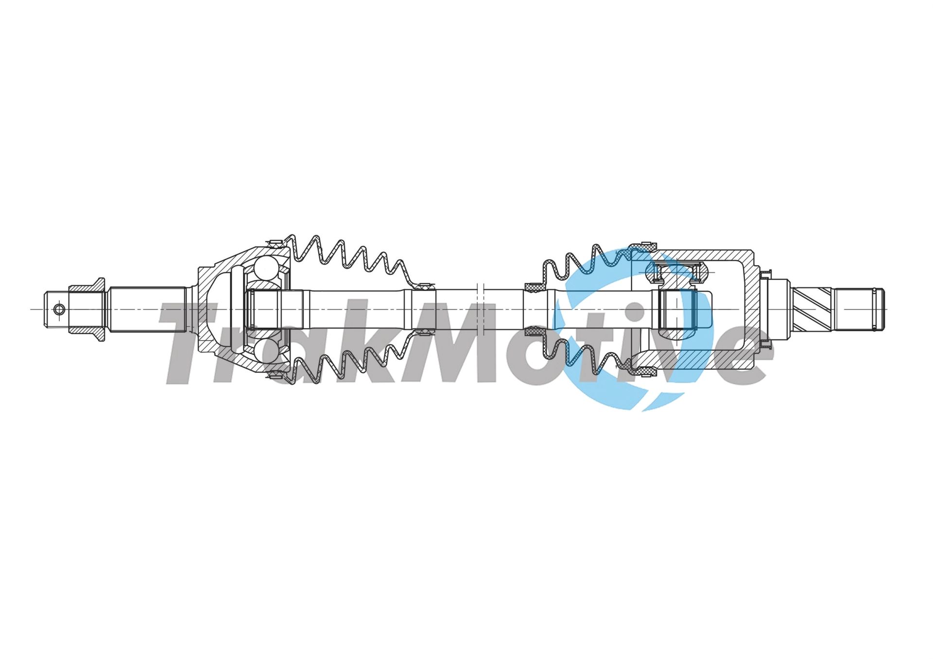 TRAKMOTIVE NISSAN Напіввісь передн. лів. JUKE (F15) 1.6 10-19, TRAKMOTIVE (301933) TRAKMOTIVE NISSAN Напіввісь передн. лів. JUKE (F15) 1.6 10-19, TRAKMOTIVE (301933)