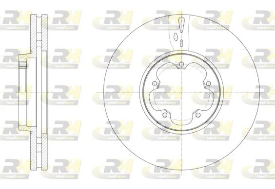 Диск тормозной FORD TRANSIT, ROAD HOUSE (6156510) Диск тормозной FORD TRANSIT, ROAD HOUSE (6156510)