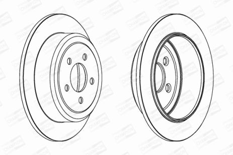 Диск гальмівний DODGE NITRO, JEEP CHEROKEE, CHAMPION (562917CH) Диск гальмівний DODGE NITRO, JEEP CHEROKEE, CHAMPION (562917CH)