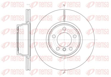 Диск тормозной BMW 3, REMSA (6145210)