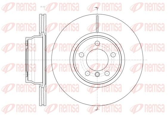 Диск тормозной BMW 3, REMSA (6145210) Диск тормозной BMW 3, REMSA (6145210)