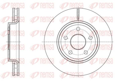 Диск гальмівний 6166810 SUZUKI JEEP