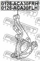 Поворотный кулак, подвеска колеса, LEXUS HS, TOYOTA (FAW), FEBEST (0128ACA30FLH) Поворотный кулак, подвеска колеса, LEXUS HS, TOYOTA (FAW), FEBEST (0128ACA30FLH)