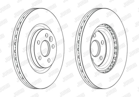 Диск тормозной JAGUAR E-PACE, LAND ROVER, JURID (563213JC1)