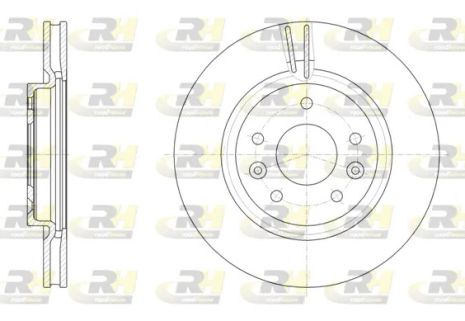 Диск тормозной RENAULT KADJAR, NISSAN X-TRAIL, ROAD HOUSE (6158110)