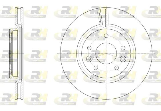 Диск тормозной RENAULT KADJAR, NISSAN X-TRAIL, ROAD HOUSE (6158110) Диск тормозной RENAULT KADJAR, NISSAN X-TRAIL, ROAD HOUSE (6158110)