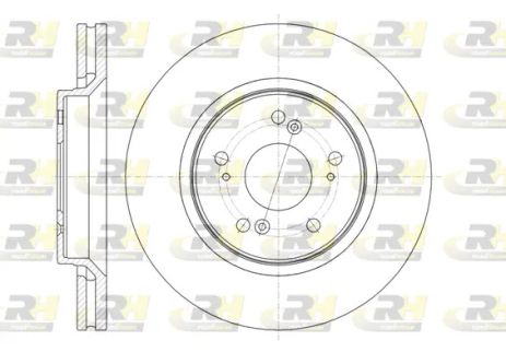 Диск гальмівний HONDA CR-V, ROAD HOUSE (6135810) Диск гальмівний HONDA CR-V, ROAD HOUSE (6135810)