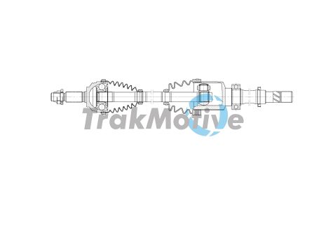 TRAKMOTIVE RENAULT Напіввісь передн. прав. CLIO IV (BH) 1.5 dCi 75 12-21, TRAKMOTIVE (302031)