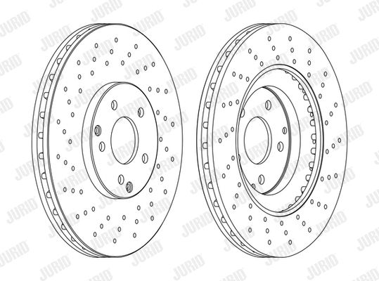 Диск тормозной MERCEDES-BENZ C-CLASS, JURID (562354JC1) Диск тормозной MERCEDES-BENZ C-CLASS, JURID (562354JC1)